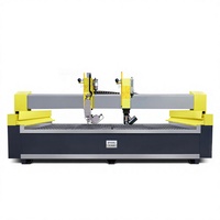 Découpeuse à jet d'eau CNC industrielle 5 axes haute précision pour les usines de marbre - Multifonctionnelle, marque YUANLI