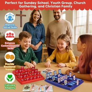 Bible pour le jeu de société Am - Jeu de questions-réponses chrétien en plastique durable pour la famille, l'église et les rassemblements à domicile, à partir de 14 ans - Product Image 2