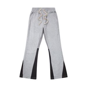 Pantalones de chándal de algodón French Terry personalizados para hombre, estilo jogger, acampanados, de pierna ancha y holgados - Product Image 1