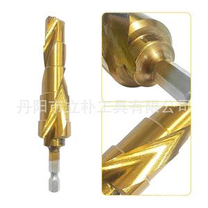 Broca espiral de carburo Mr Drill Template de 14-22 mm para perforación rápida en madera con vástago plano de 3 puntas - Product Image 5