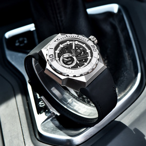 นาฬิกาข้อมือผู้ชาย Pagani Design ระบบออโตเมติก ตัวเรือนสแตนเลส หน้าปัดขนาดใหญ่ กันน้ำ 100 เมตร พร้อมฟังก์ชั่นวันที่อัตโนมัติ รุ่น PD-YS007 - Product Image 2
