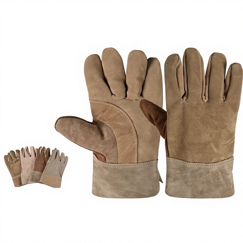 Wholesale Leather Labor protection Welder Gloves