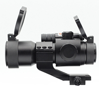 Tactical Aluminum Optical Sight Reflex Scope with Red Dot Sight and Red Laser Model M11 for 20mm Base Outdoor Hunting