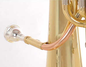 Bb Instrumento de cuerno <span class=keywords><strong>tenor</strong></span> de 3 teclas Barítono Cuerno Instrumento de latón para principiantes - Product Image 2