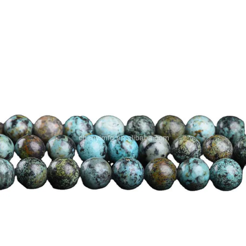 Round gemstone beads African Green Jade Gem Stone Beads for making beads