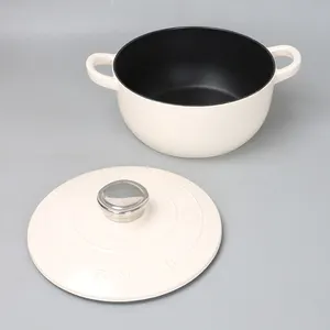 Cast iron cookware soup factory wholesale pots and pans