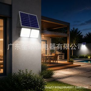Solar Flood <b>Light</b> 12V LED Outdoor Waterproof IP67 <b>Remote</b> <b>Control</b> Aluminum Body Surface Mounted 50000 Hours Lifespan Powder - Product Image 2