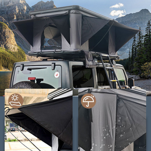 Boîte de tente à coque dure durable pour Jeep Tente de <span class=keywords><strong>toit</strong></span> de voiture de camp à ouverture latérale avec auvent pour le <span class=keywords><strong>camping</strong></span> tout-terrain 4X4 - Product Image 3