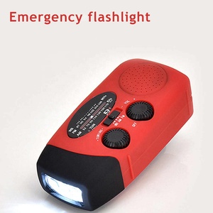 Generador Solar Multifunción con Manivela, Estación Meteorológica, Linterna LED de Emergencia, Fuente de Alimentación de Batería Externa, Puntero - Product Image 4