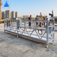 Gondole de levage de construction zlp630 berceau suspendu échafaudage ascenseur de façade pour la peinture de bâtiment