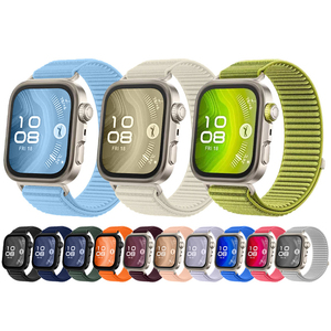 <span class=keywords><strong>Cinturino</strong></span> in Nylon intrecciato per <span class=keywords><strong>Huawei</strong></span> Fit4 Watch Pro Fit3 modello di montagna ufficiale treccia sportiva traspirante bracciale da polso - Product Image 1