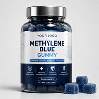 Bonbons gélifiés bleus OEM ODM pour adultes, complément alimentaire, améliore l'immunité, marque privée