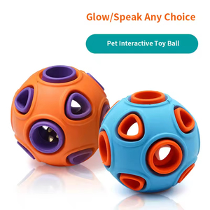 Jouet d'entraînement pour chien écologique en gros, jouet interactif en caoutchouc couineur pour animaux de compagnie, indestructible et résistant aux morsures - Product Image 6