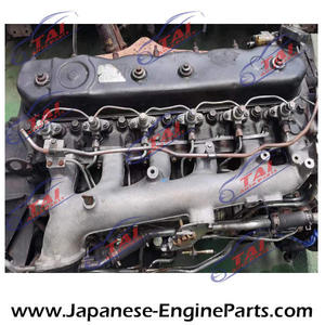 Motor de Acero Usado Original de 4 Cilindros 6HE1 para Camión Isuzu FRR FTR (1995-2004) - Product Image 3
