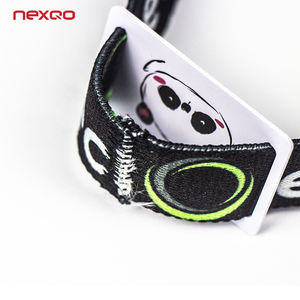 사용자 정의 로고 기독교 매일 성경 구절 인용 <span class=keywords><strong>NFC</strong></span> <span class=keywords><strong>RFID</strong></span> 스트레치 팔찌 짠 탄성 패브릭 팔찌 <span class=keywords><strong>NFC</strong></span> 213 215 칩 - Product Image 2