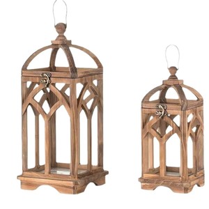 Farol de Madera para Velas, Cuadrado, Decoración del Hogar, Estilo Moderno y Simple, Yc 307 - Product Image 5
