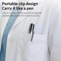 Lampe stylo jetable SUPERFIRE IP54 en alliage d'aluminium, LED, lumière noire médicale, rechargeable par USB, portable pour infirmières et médecins