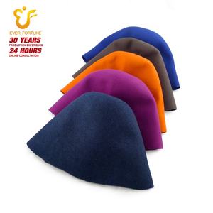 Chapeau en feutre de laine 100% uni, corps de chapeau en feutre de fourrure, <span class=keywords><strong>capeline</strong></span> bloquée, chapeau en laine semi-fini, fabricant de chapeaux en gros, design - Product Image 5