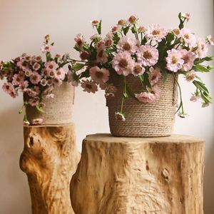Ensemble d'art floral frais de printemps avec fleurs artificielles en soie pour pot de fleurs simulé, ornements décoratifs et plantes artificielles - Product Image 3