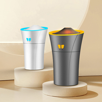 Portable 300ml USB dynamique humidificateur d'air ultrasons contrôle du son électrique petit diffuseur de voiture pour l'aromathérapie utiliser bureau maison