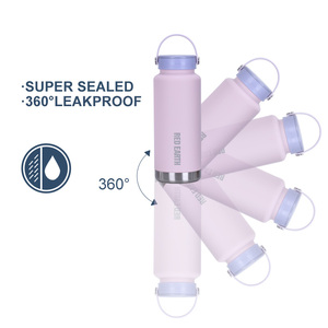 Botella de Agua Deportiva RED EARTH de 750 ml, de Acero Inoxidable 316, Personalizada, con Aislamiento al Vacío, con Asa - Product Image 6