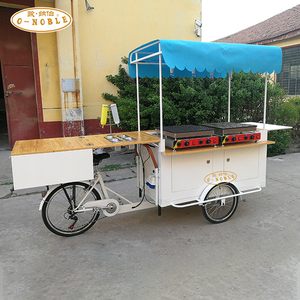 Triciclo <span class=keywords><strong>para</strong></span> Barbacoa con 3 Ruedas, Sartén, <span class=keywords><strong>para</strong></span> Venta de Hot Dogs, Hamburguesas y Otros Alimentos - Product Image 3