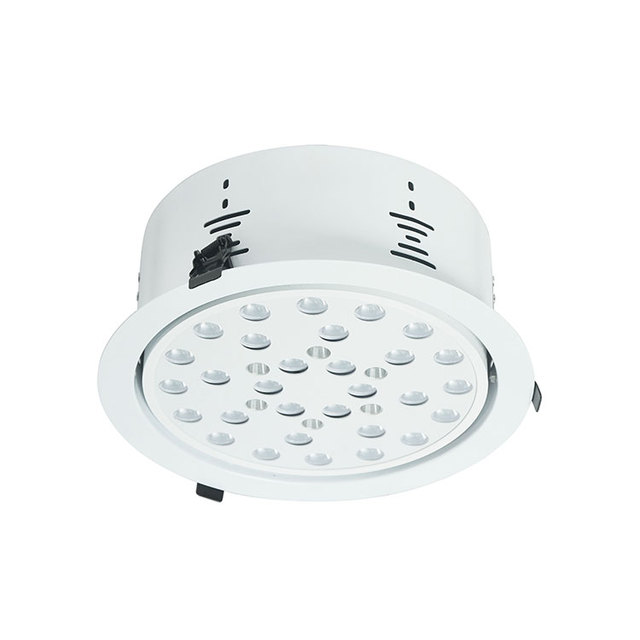 Customizable LED Light Display Case for Jewelry 230mm Opening Remote Control Rotating Light Downlight Type