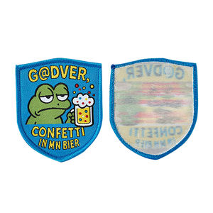 กระเป๋ากีฬา DIY ป้ายปักลาย<span class=keywords><strong>การ์ตูน</strong></span><span class=keywords><strong>โซนิค</strong></span>แบบรีดติด  ป้ายปักลาย 3 มิติ/2 มิติ  โลโก้แฟชั่นแบบกำหนดเอง ผ้าทอ - Product Image 3