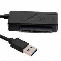 Câble externe USB 3.0 SATA avec port DC pour disque dur 2,5 pouces et 3,5 pouces, câble Easy Drive Plug and Play