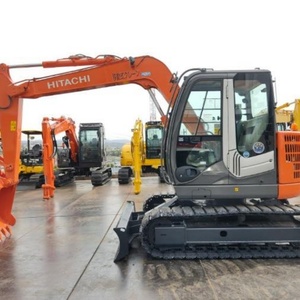 Excavadora usada original bien mantenida Excavadora Hitachi zx75us en buenas condiciones de trabajo - Product Image 3