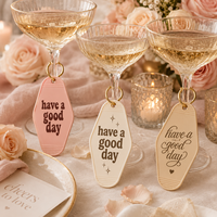 Porte-clés personnalisé vintage Vigreat pour chambre d'hôtel, cadeau de mariage, souvenir de fête, cadeau de couple personnalisé, faible MOQ, vente en gros