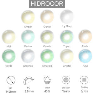 Livraison gratuite Lentilles Freshgo Hidrocor Lentilles de contact colorées les plus naturelles Lentes De Contacto Color Contact Lens - Product Image 2