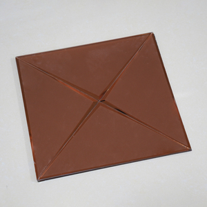 Hiện đại 30x30cm vát kính Bạc gương Gạch Mosaic 4mm độ dày cho các bức tường nội thất khách sạn hồ bơi tường trang trí nội thất - Product Image 6