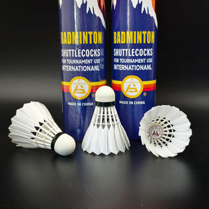 SNOWPEAK SP-01 Top Grade Plume D'oie Badminton Volant Tournoi Grade Pleine Tête De Liège Naturel Superbe Durabilité Vol - Product Image 5