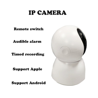 Caméra IP intelligente 360° °   Caméra de surveillance sans angles morts avec cardan, enregistrement programmé, Wi-Fi sans fil et détection de mouvement avec alarme