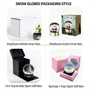 Boule à neige en résine avec cabine téléphonique rouge et boîte aux lettres de Londres, décoration de bureau créative et souvenir de voyage pour <span class=keywords><strong>la</strong></span> maison et le bureau - Product Image 5