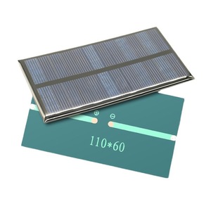 Solar Panel Photovoltaic Epoxy Board 110x60mm 6V 160mA Polycrystalline Silicon For <b>3.7V</b> <b>Battery</b> Charging - Product Image 2