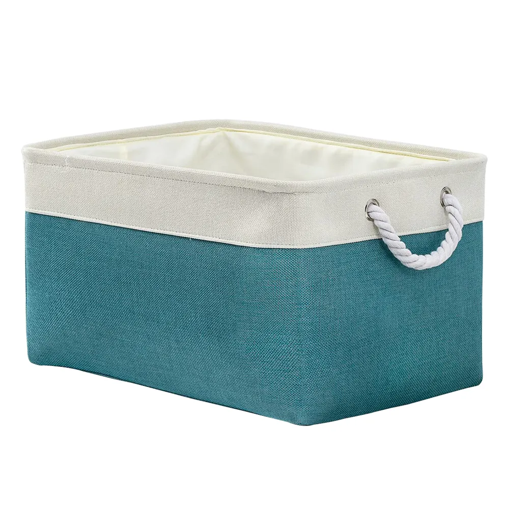 Fabric Clothes Collection Basket Cotton Rope Collection Bucket Multifunctional Giant Canvas Carton Multifunction Storage Basket