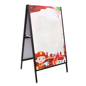 الجملة الترويجية المخصصة المشارك عرض قاعدة بلاستيكية الرصيف لافتات تنبيه على الأرصفة - Product Image 1