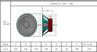 2024 JLD Audio 10 en sous-marins 1500w RMS SPL haut-parleur subwoofer de voiture avec aimant en ferrite
