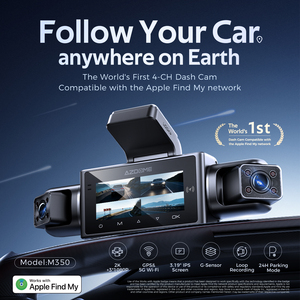 AZDOME M350, la Nueva Cámara para Coche con Apple Find <span class=keywords><strong>My</strong></span>, 4 Canales, 360 Grados, 2k+1080p, 5G Wifi, GPS, con Control por Aplicación - Product Image 2