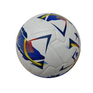 ฟุตบอลคุณภาพสูงแบบกำหนดเอง ขนาด 5 ผลิตจากวัสดุ PU ทนทานต่อการสึกหรอ เหมาะสำหรับใช้งานในร่ม/กลางแจ้ง พร้อมโลโก้แบบกำหนดเอง - Product Image 5