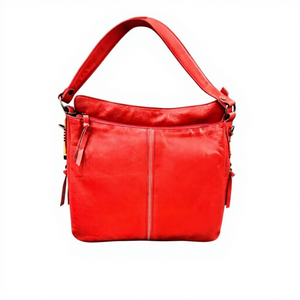 Women's Genuine Leather Clutch Shoulder <b>Bag</b> Zipper Closure Waterproof Lightweight <b>Large</b> Capacity Foldable Removable Strap - Product Image 6