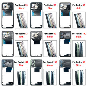 إطار وسطي للهاتف، لوحة شاشة LCD، غطاء لوحة وسطية لهواتف ريدمي 13 و13C و14C و5A، إطار خلفي، قطع غيار الهيكل - Product Image 1
