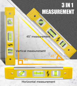 Độ Chính Xác Cao Tùy Chỉnh Nivel De Mano Nhôm Đo 9 "<span class=keywords><strong>Mini</strong></span> Mức Độ Bong Bóng Mức Độ Tinh Thần Với Xử Lý Ngư Lôi Mức Độ Từ Tính - Product Image 6