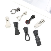 Vente en gros # 3 # 5 # 8 # 10 tirettes de fermeture éclair métalliques autobloquantes pour fermetures éclair en nylon, métal et résine, accessoires de couture pour vêtements