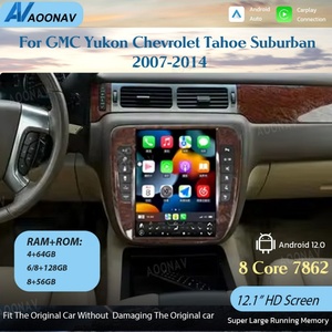 256GB 12.1 Inc Car Radio for GMC Yukon Chevrolet Tahoe Suburban 2007-2014 Android Multimedia GPS Navigation Player Touch Screen - Product Image 2