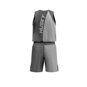 Ensemble de maillot et short de basket-ball sublimé personnalisé, vêtements de sport respirants pour adultes, taille plus, nom d'équipe personnalisé - Product Image 3