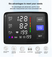 OEM Digital Blood Pressure Monitor Tensiometer Electric BP Monitor Portable Smart Sphygmomanometer Arm Blood Pressure Machine