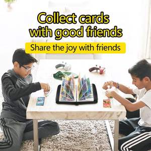 Le porte-<span class=keywords><strong>cartes</strong></span> à collectionner Pokemoned Binder convient à 400 <span class=keywords><strong>cartes</strong></span> avec des manches amovibles de 50 pages, classeur d'album de <span class=keywords><strong>cartes</strong></span> de collection portable - Product Image 3